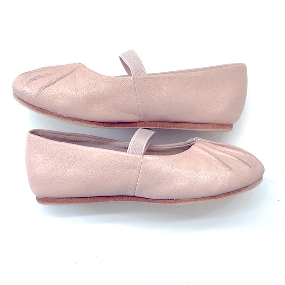 Zara Toddler Girl Nude Ballet Flats, Size 27 - Picture 6 of 8